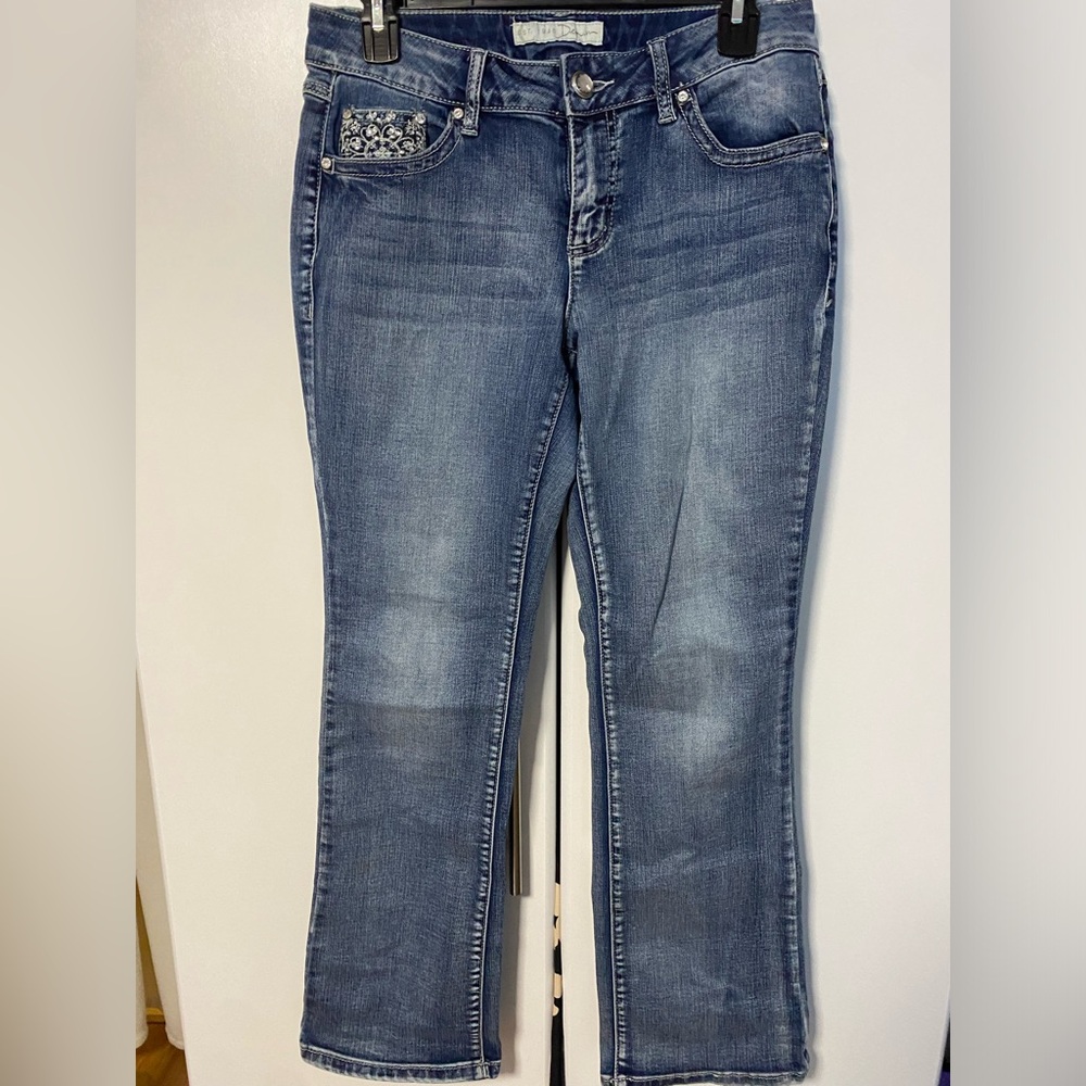 CATO boot cut jeans with sparkly jewels ✨